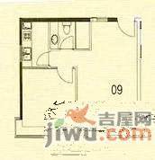 好世界公寓1室1厅1卫60㎡户型图