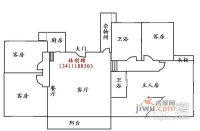 时代玫瑰园5室2厅2卫259㎡户型图