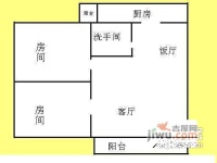 顺德碧桂园中南区2室2厅1卫78㎡户型图