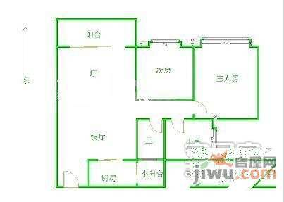 森语星园3室2厅1卫115㎡户型图