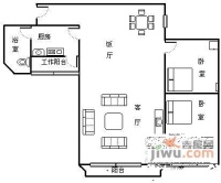 南珠广场3室1厅1卫93㎡户型图