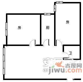 泰康城文化广场2室2厅1卫户型图