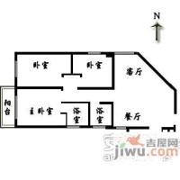 宏宇广场3室1厅1卫111㎡户型图