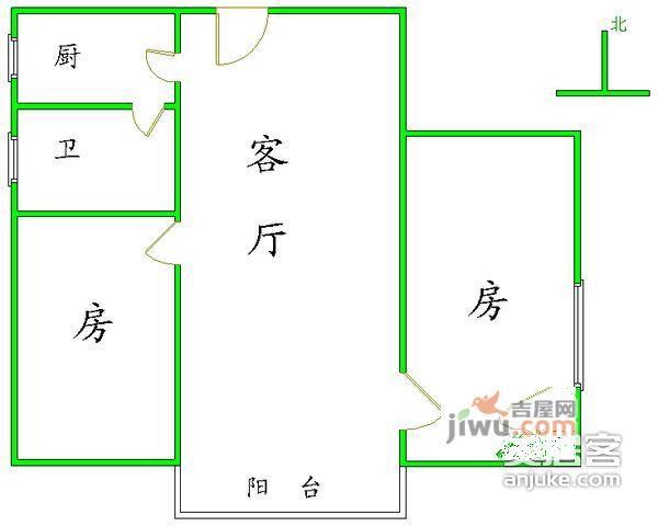 天文苑3室2厅1卫99㎡户型图