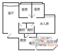 都市华庭3室2厅2卫303㎡户型图