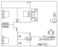 永发小区3室2厅2卫122㎡户型图