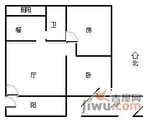 永发小区2室1厅1卫户型图