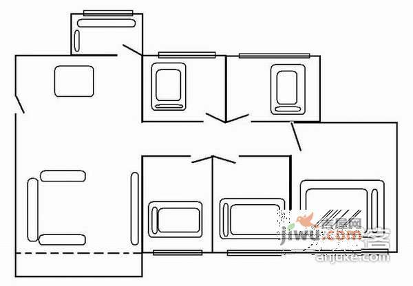 东晖花园4室2厅2卫户型图