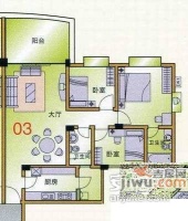 顺德碧桂园听涛居3室2厅2卫157㎡户型图