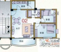 顺德碧桂园听涛居2室1厅1卫78㎡户型图