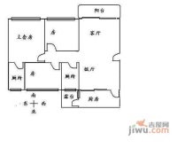 文苑3室2厅2卫116㎡户型图