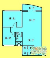 顺景雅苑2室2厅1卫76㎡户型图