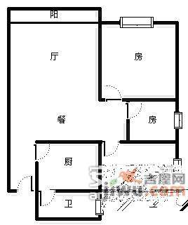 银燕大厦3室2厅1卫95㎡户型图