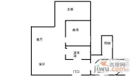 丽江花园星海洲2室2厅1卫81㎡户型图