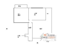 金沙湾花园2室1厅1卫82㎡户型图