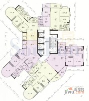 珠江太阳城广场4室2厅2卫125㎡户型图