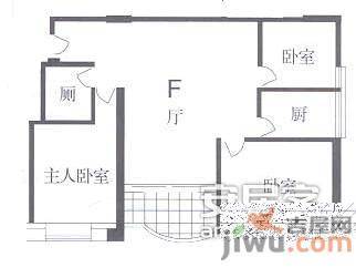 南天广场3室2厅1卫户型图