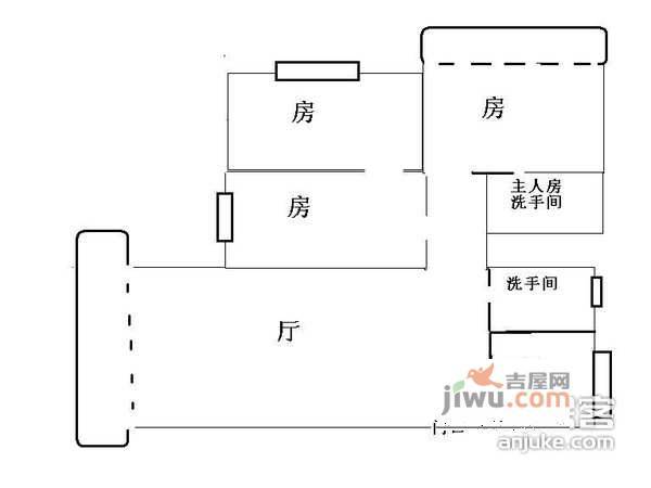 赛拉维小区3室2厅2卫户型图