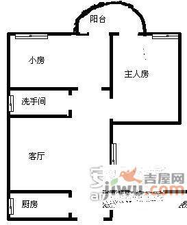 金丽楼2室1厅1卫76㎡户型图