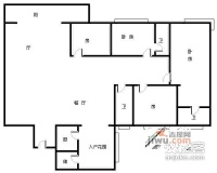 富力天河华庭4室2厅3卫197㎡户型图