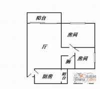 金宇花园2室1厅1卫69㎡户型图