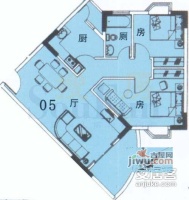 金逸雅居2室2厅1卫97㎡户型图