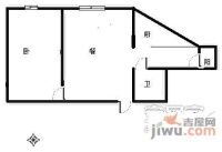 碧桂园凤凰城凤盈苑1室1厅1卫64㎡户型图