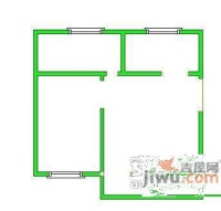 碧桂园凤凰城凤盈苑1室2厅1卫户型图