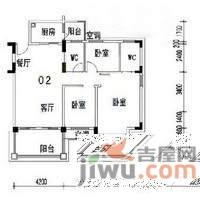 碧桂园凤凰城凤盈苑3室2厅2卫148㎡户型图