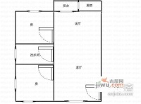 富庭东园2室1厅1卫87㎡户型图