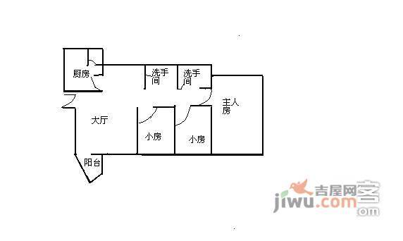 丽江花园康城居3室2厅2卫125㎡户型图