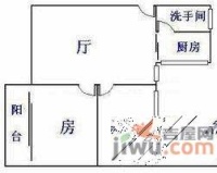 海天花园2室2厅1卫82㎡户型图