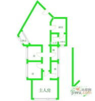 锦城花园4室2厅3卫159㎡户型图