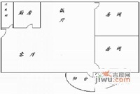 吉祥楼2室2厅1卫65㎡户型图