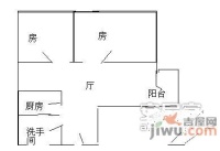 吉祥楼2室1厅1卫59㎡户型图