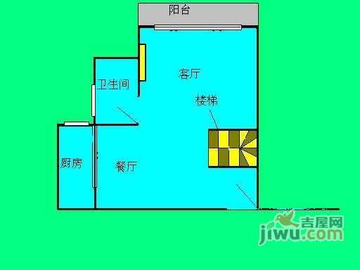 合一国际3室2厅2卫120㎡户型图