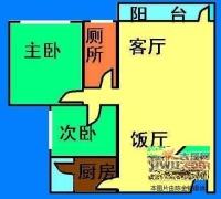 芳村花园2室1厅1卫83㎡户型图