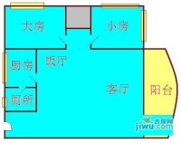 芳村花园2室2厅1卫97㎡户型图