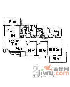 南国花园4室2厅2卫230㎡户型图