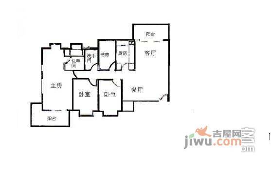 南国花园4室2厅2卫230㎡户型图