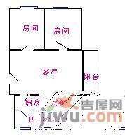 怡安花园3室1厅1卫110㎡户型图