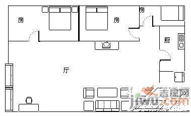 站前路小区3室2厅1卫130㎡户型图