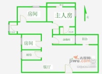 祈乐苑4室2厅2卫125㎡户型图