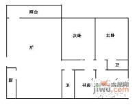 如意花园3室2厅2卫112㎡户型图