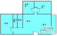 广信春兰花园3室2厅1卫户型图