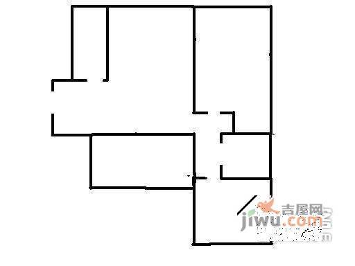 江湾花苑3室2厅1卫户型图