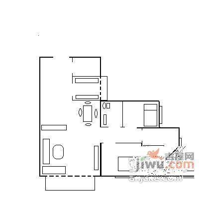 跑马地花园三期4室2厅2卫136㎡户型图