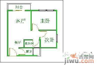 中海康城花园3室2厅1卫108㎡户型图