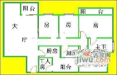 朗晴居4室2厅2卫147㎡户型图