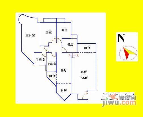 华标涛景湾4室2厅2卫220㎡户型图